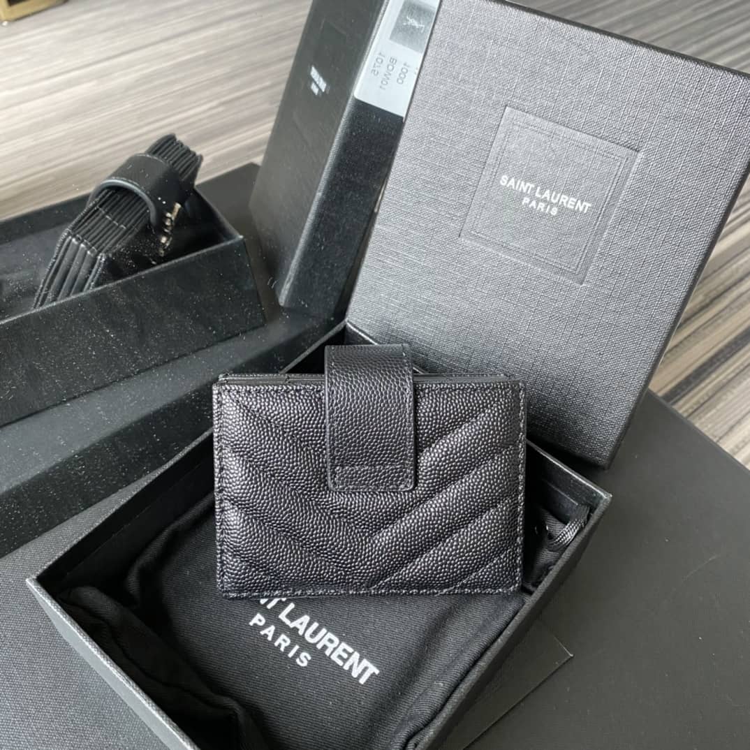 Best Replica Saint Laurent YSL Monogram Business Card Case - Colareps