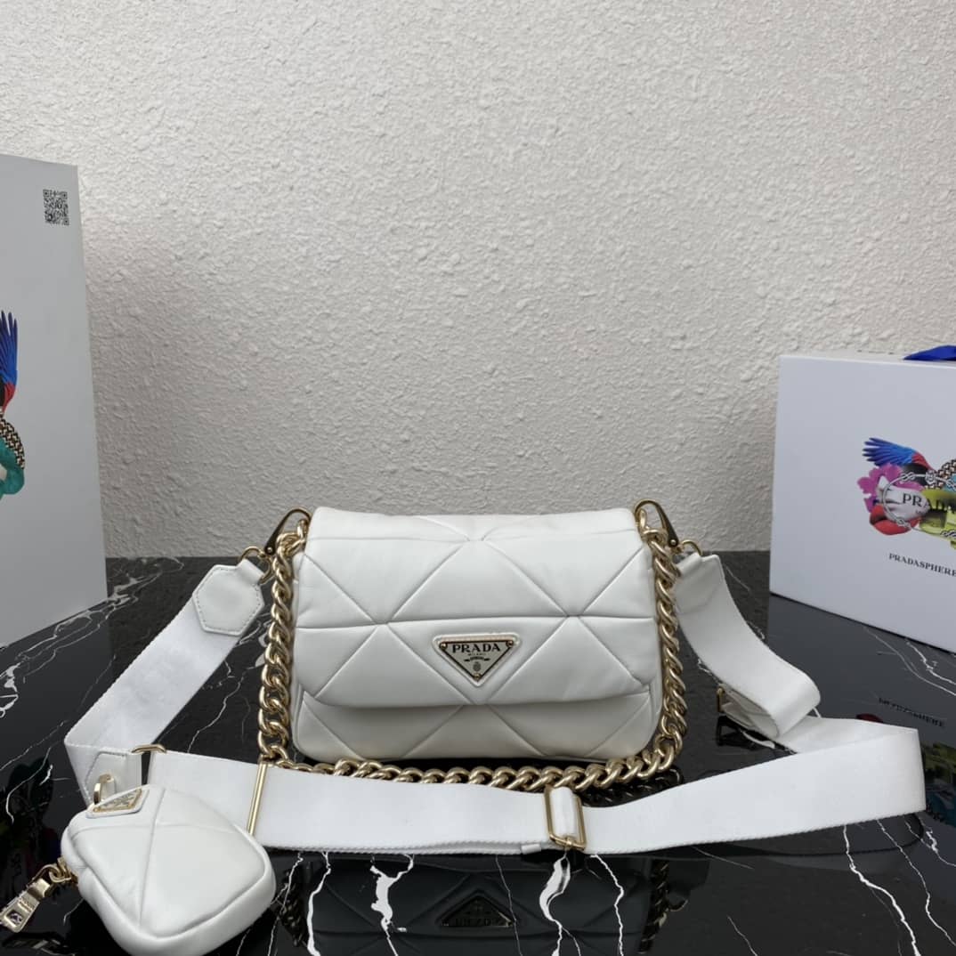 Best Replica Prada System Nappa Leather Patchwork Replica Bag - Colareps
