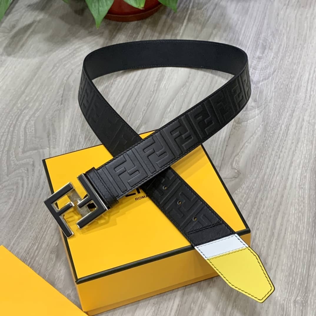 Best Replica 7 Star Fendi Leather Belt 39mm - Colareps
