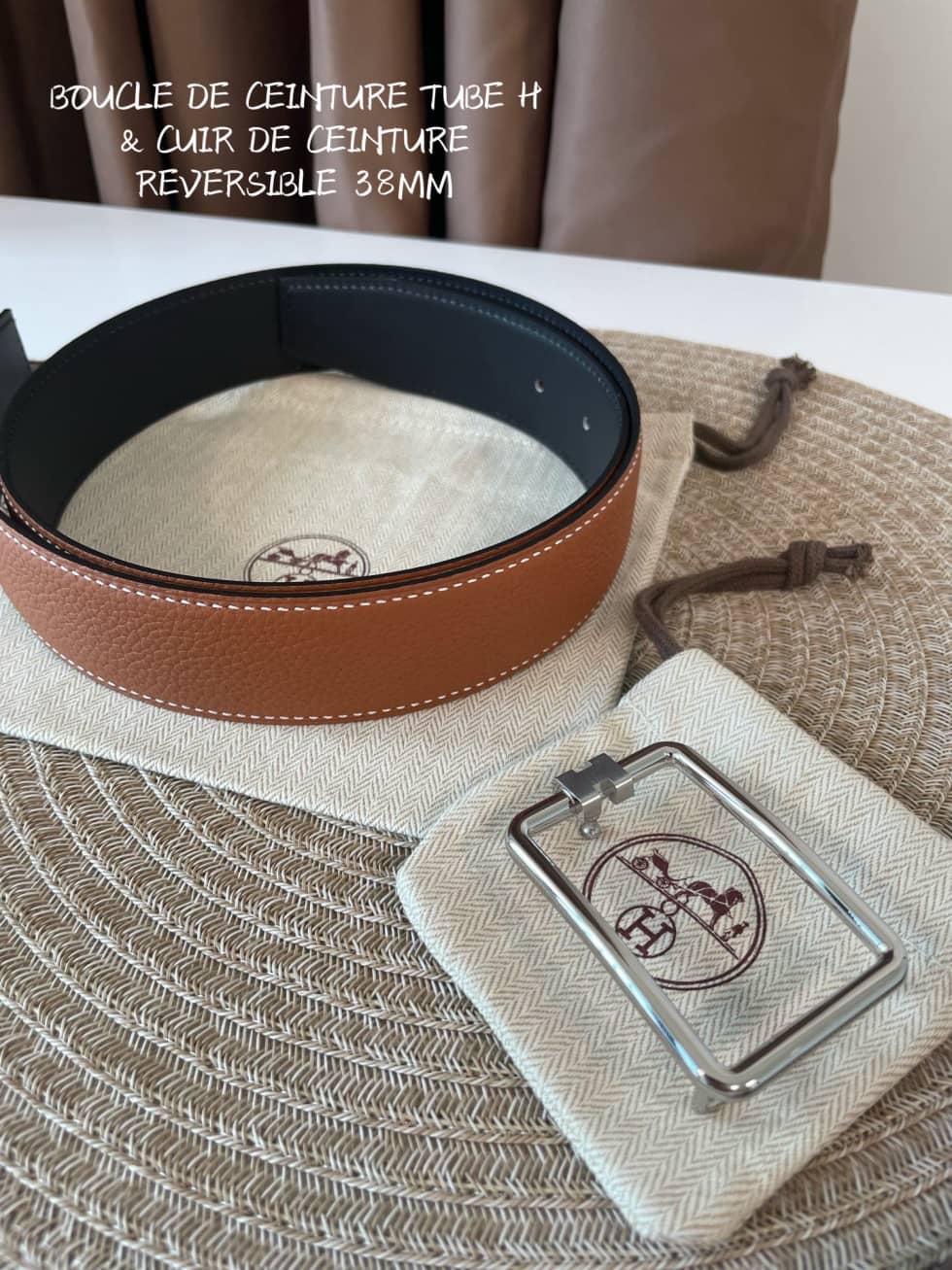 Best Replica Knockoff Hermes Logo Belt 38mm - Colareps