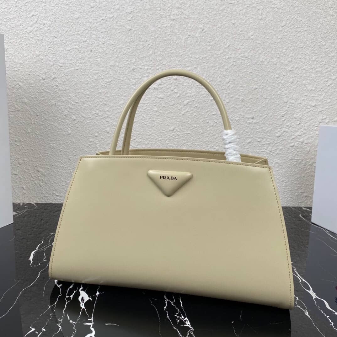 Best Replica Prada Small Brushed Leather Replica Tote - Colareps