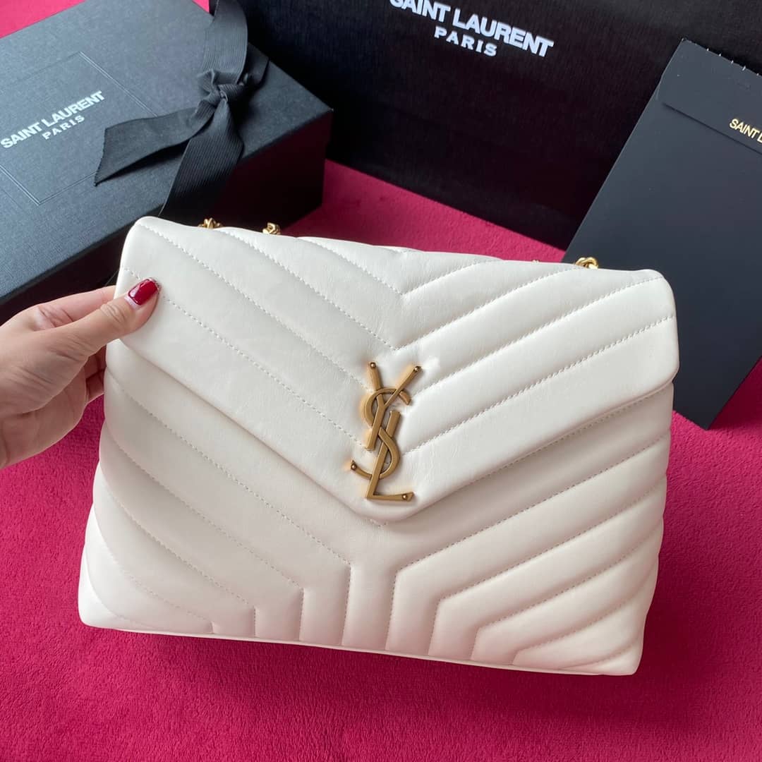 Best Replica YSL Loulou Medium Quilted “Y” Leather Replica Bag - Colareps