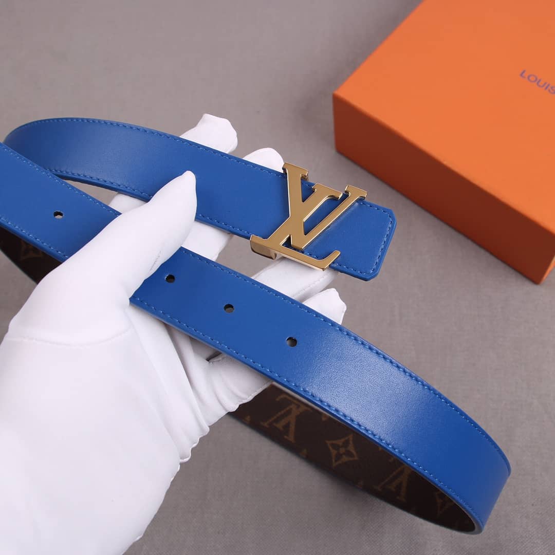 Best Replica 7 Star Louis Vuitton Leather Belt 30mm For Lady - Colareps