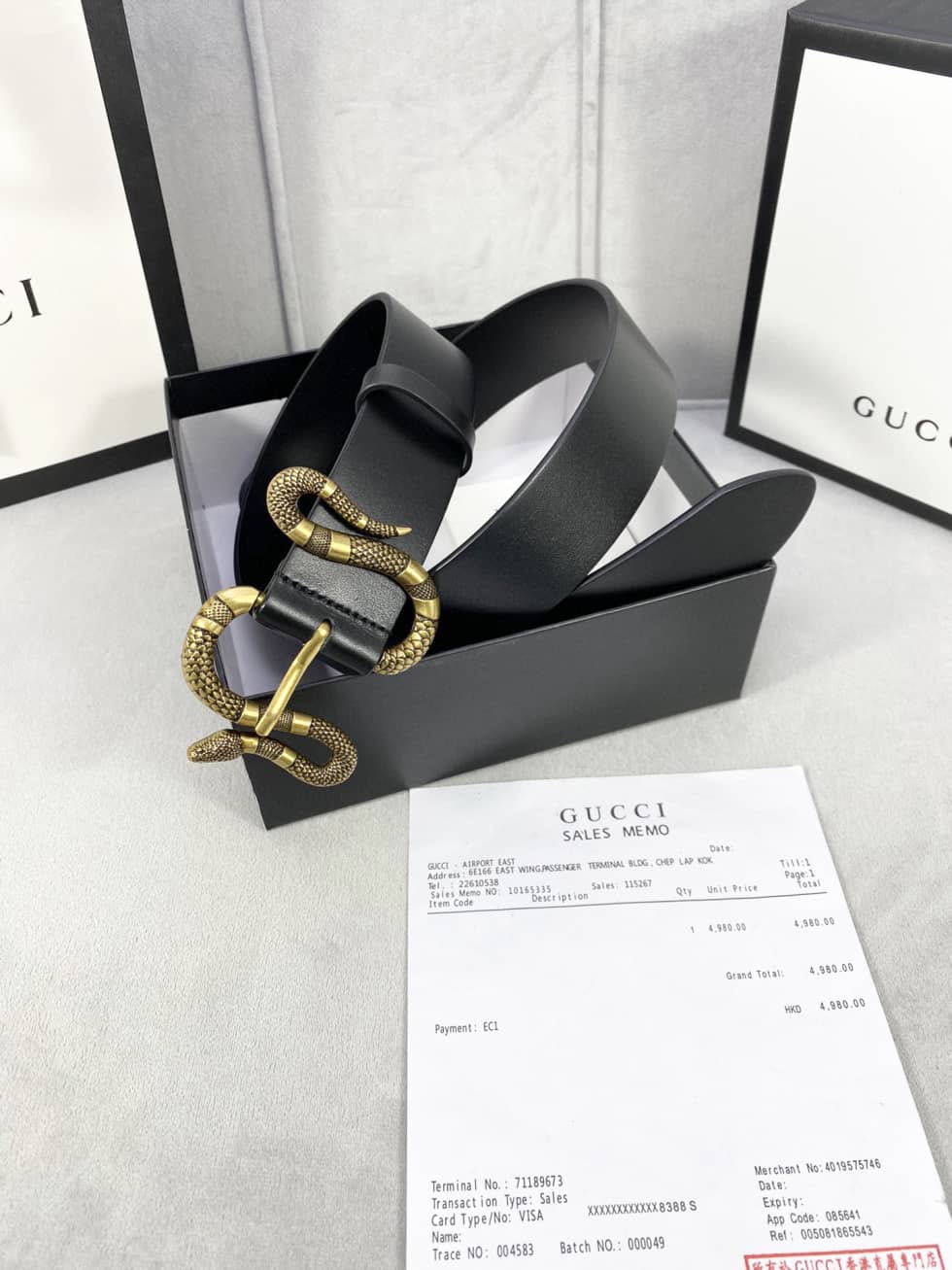 Best Replica Knockoff Gucci Logo Belt 40mm - Colareps