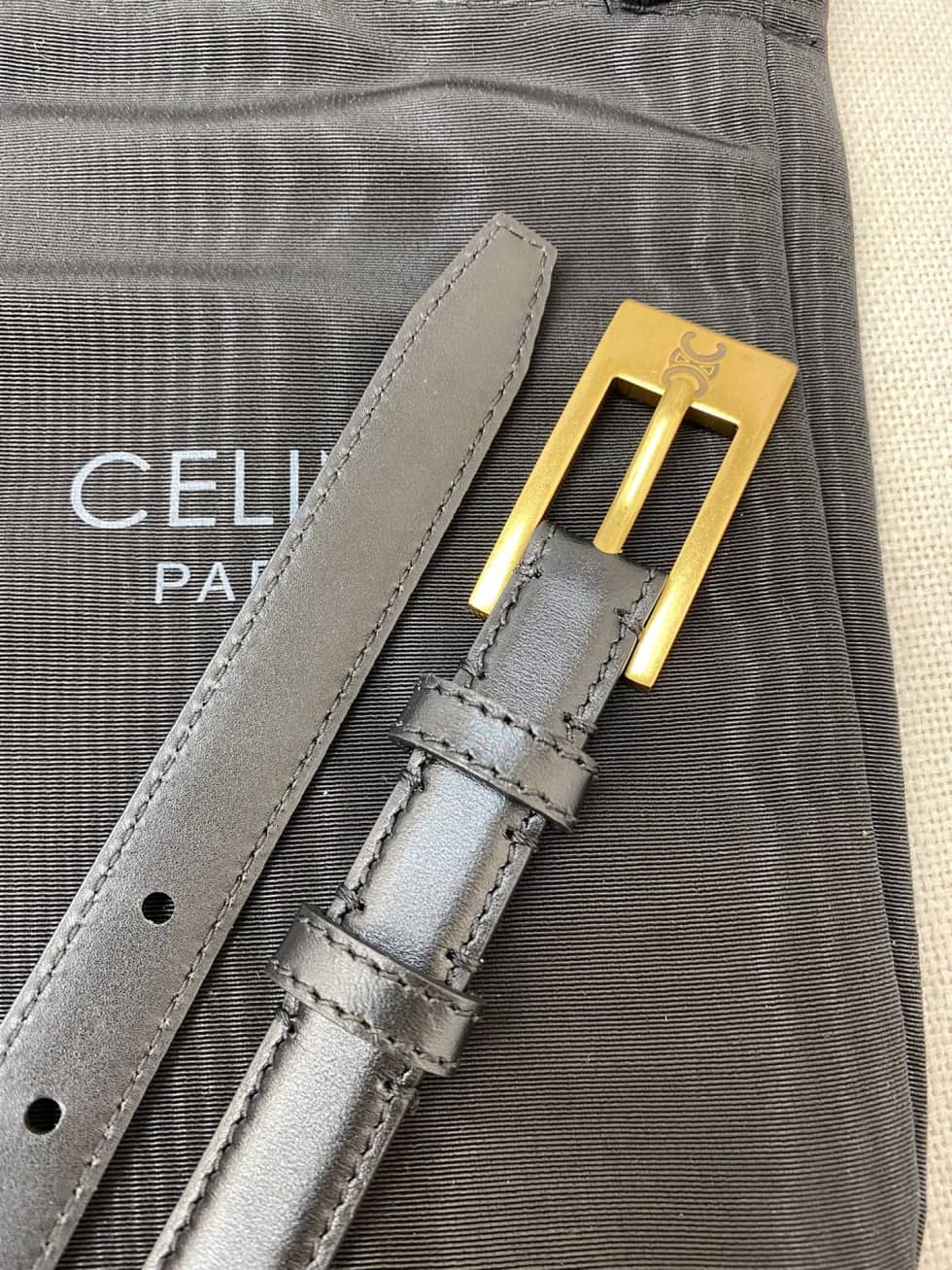 Best Replica Celine Belt Dupe Online 18mm For Lady - Colareps