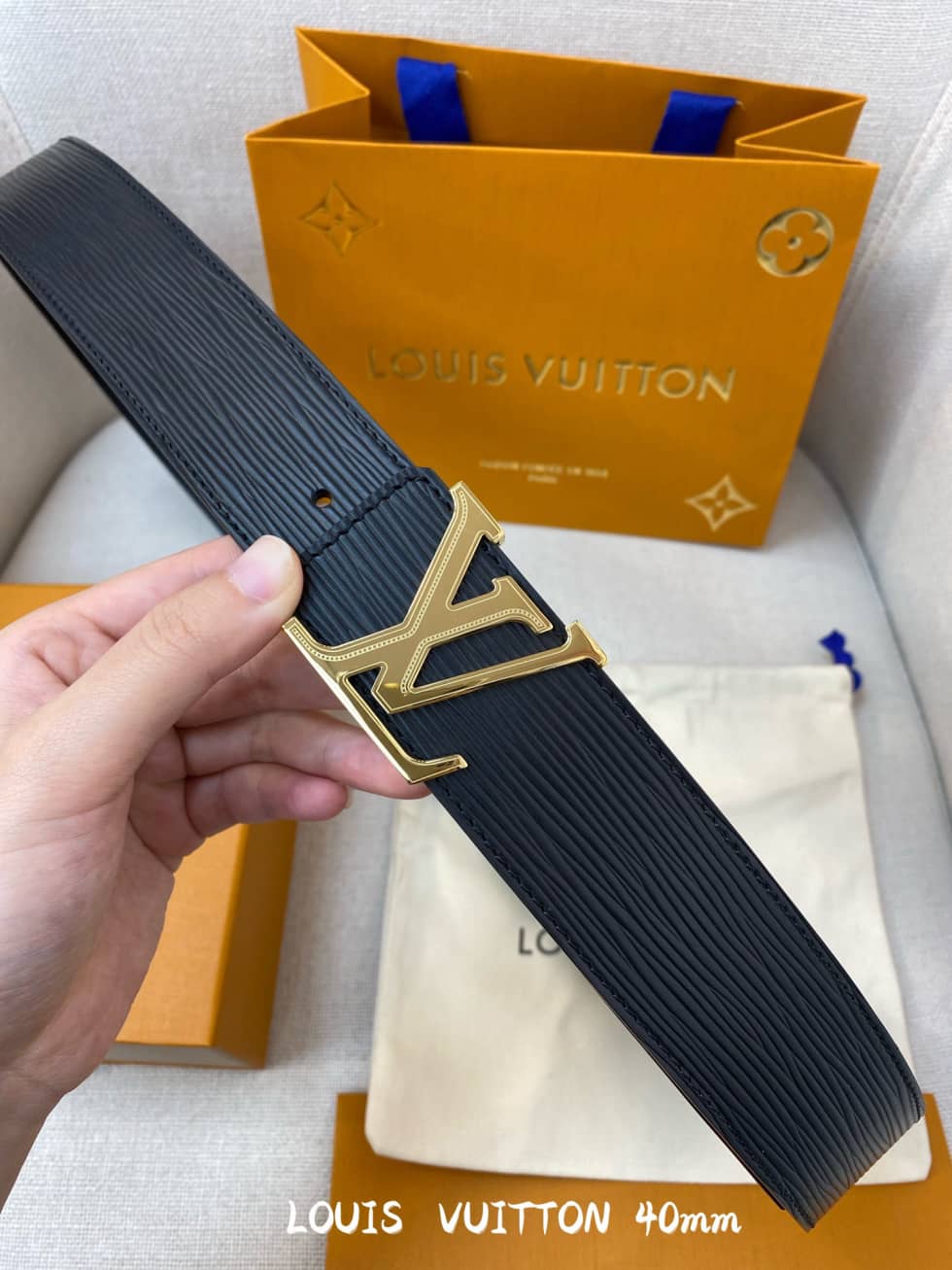 Best Replica Top Quality Louis Vuitton Belt Online 40mm - Colareps
