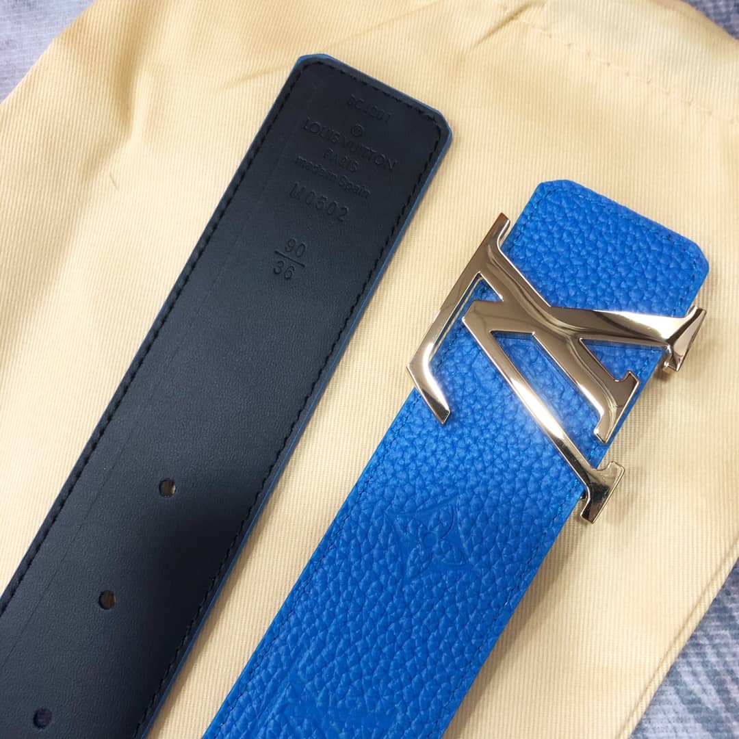 Best Replica 7 Star Louis Vuitton Leather Belt 40mm - Colareps