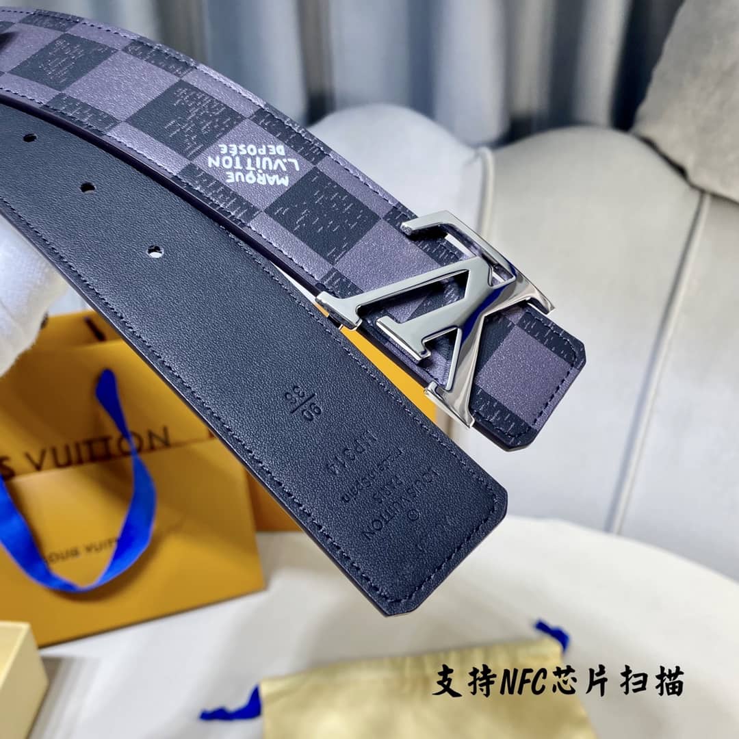 Best Replica 7 Star Louis Vuitton Leather Belt 40mm - Colareps