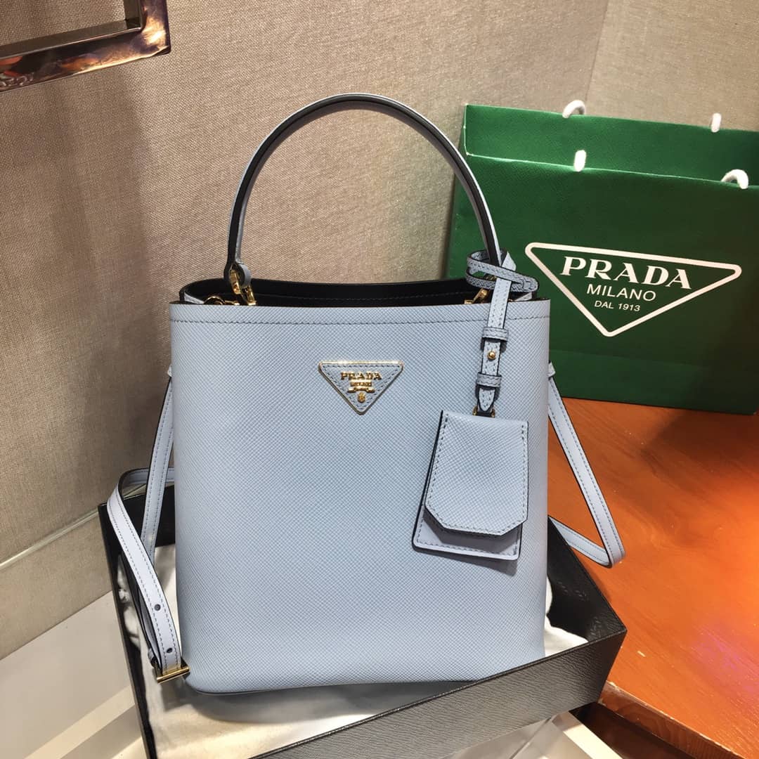 Best Replica Prada Replica Double Bucket Bag - Colareps