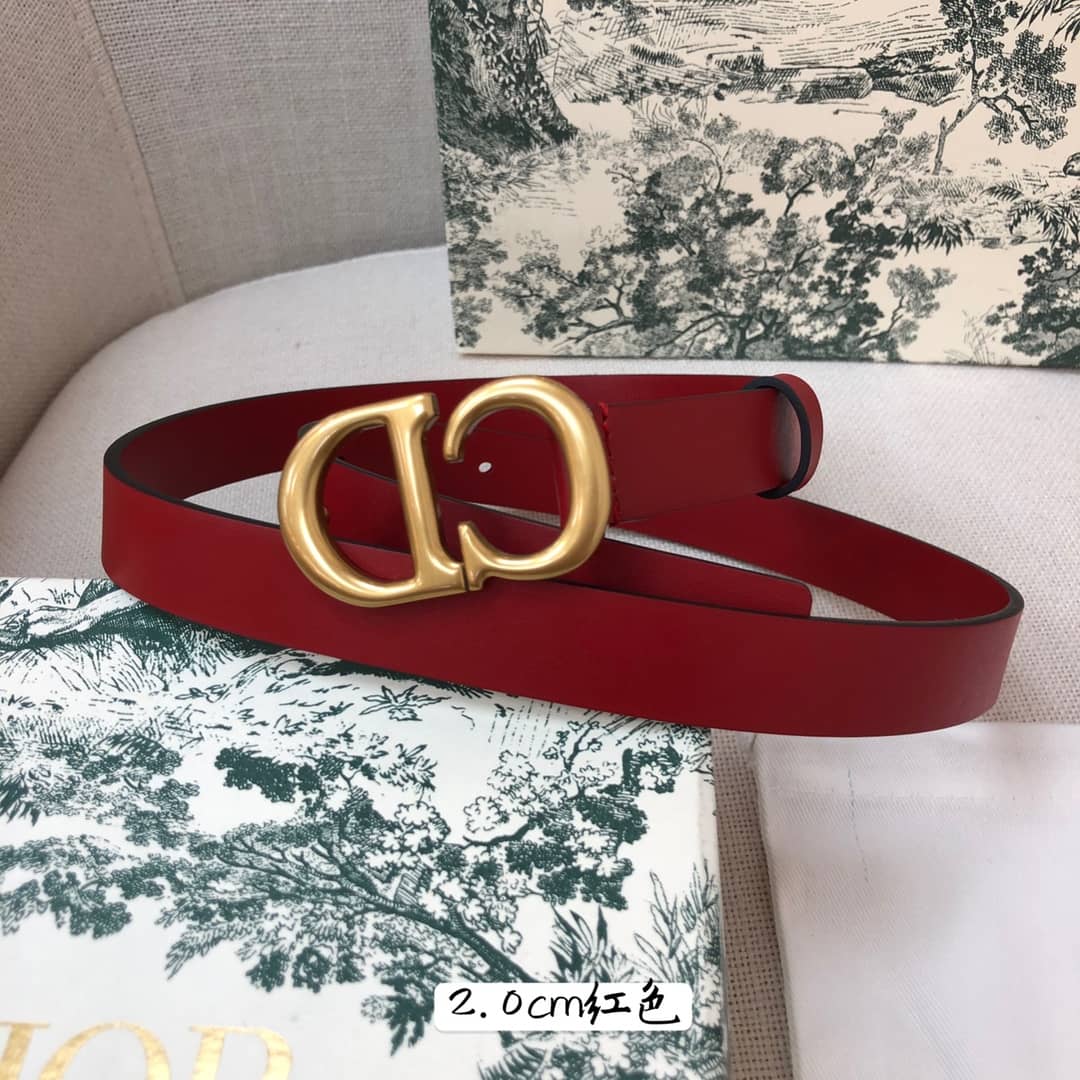 Best Replica Knockoff Dior Logo Belt 20mm For Lady - Colareps