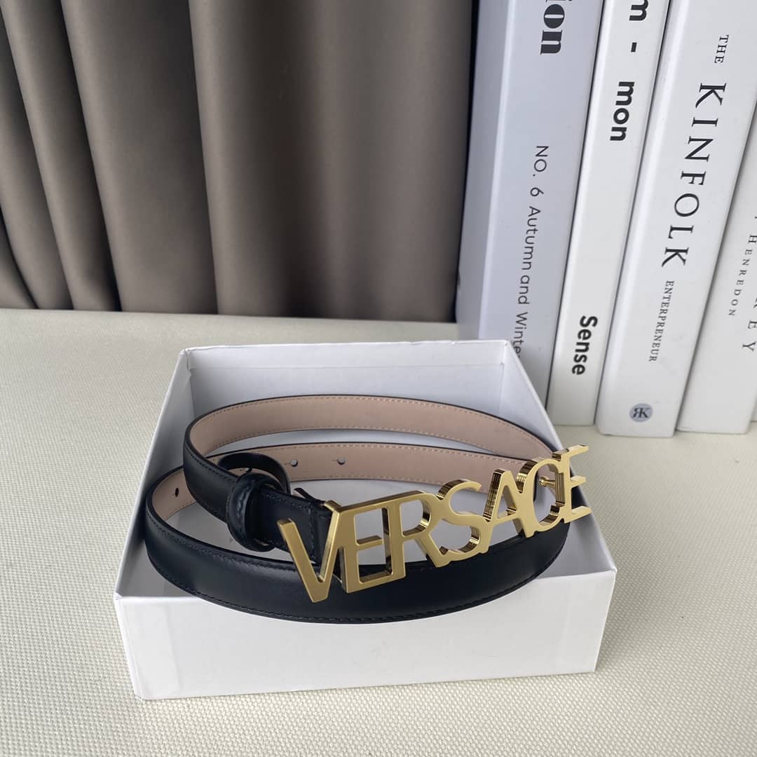 Best Replica Knockoff Versace Logo Belt 20mm For Lady - Colareps