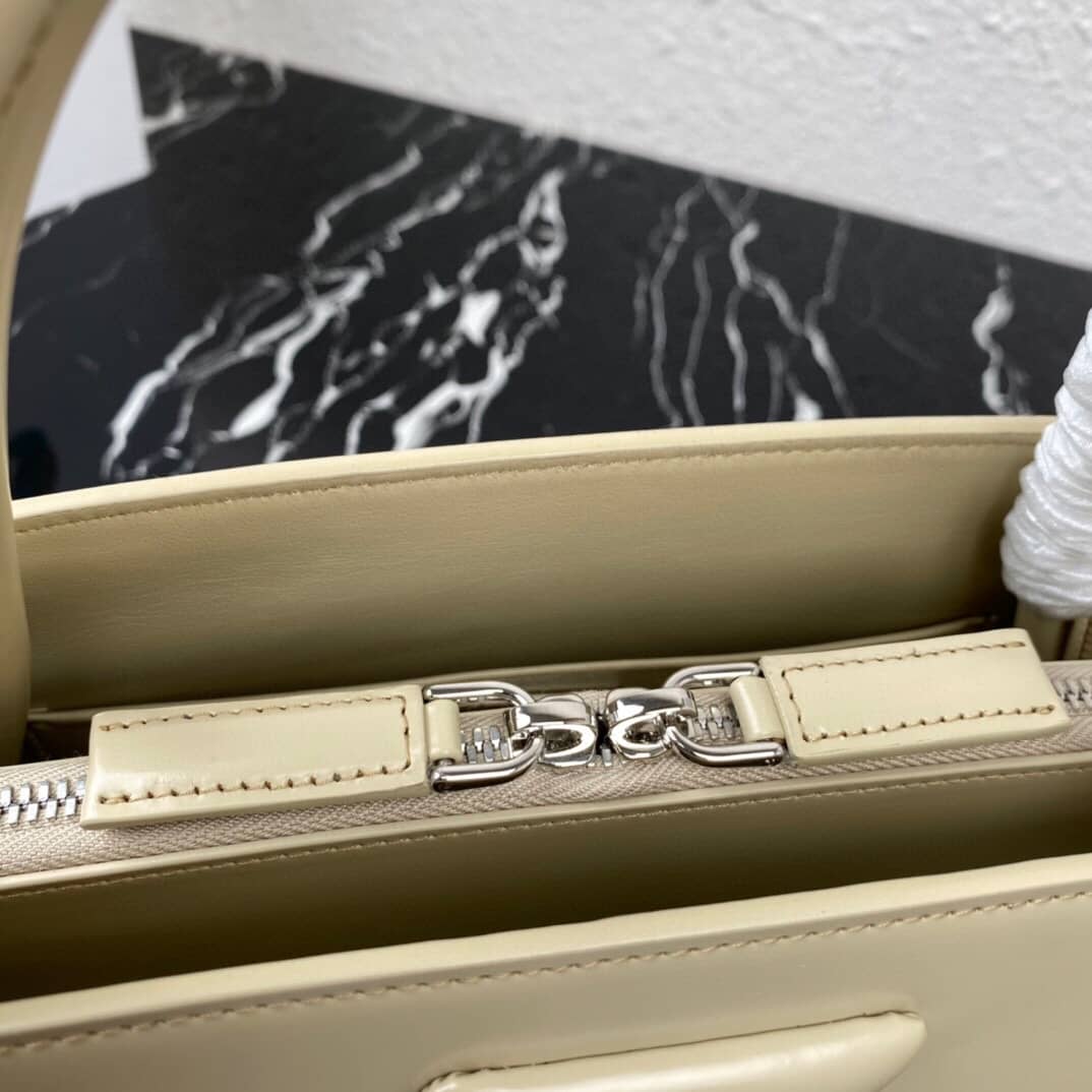 Best Replica Prada Small Brushed Leather Replica Tote - Colareps