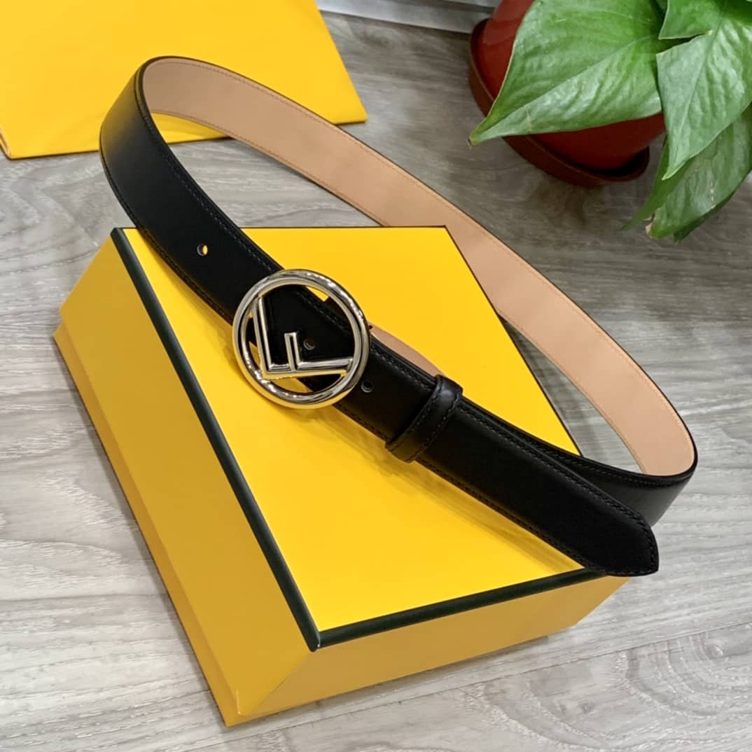 Best Replica Designer Fendi Classic Belt 30mm For Lady - Colareps