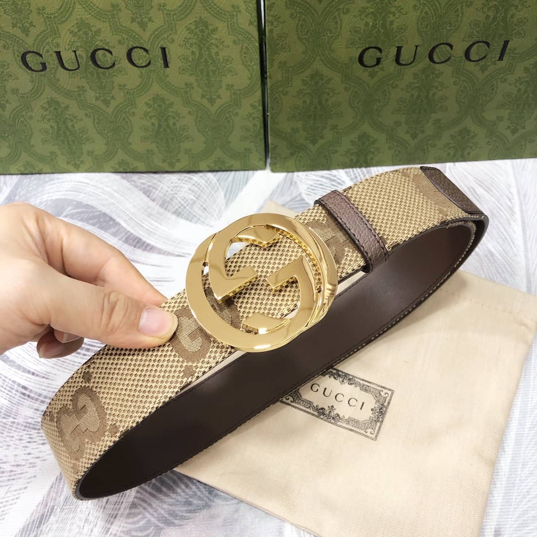Best Replica 7 Star Gucci Leather Belt 40mm - Colareps