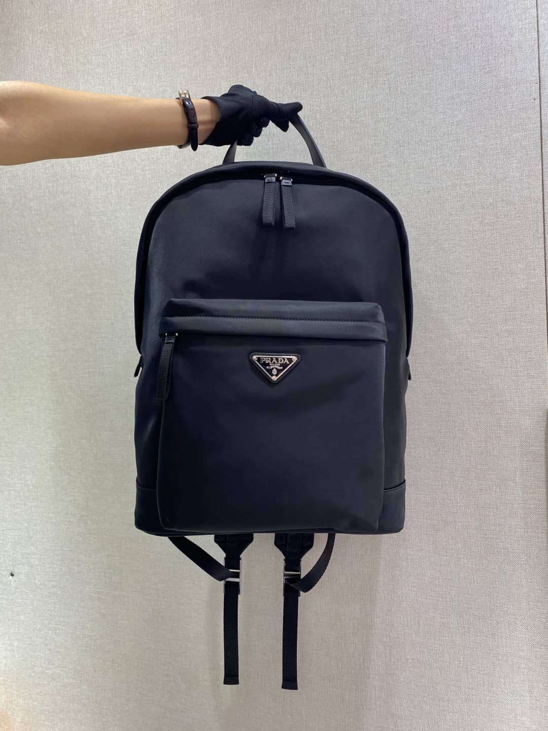 Best Replica Prada Backpack Dupe Tessuto Zainetto Nylon Leather - Colareps