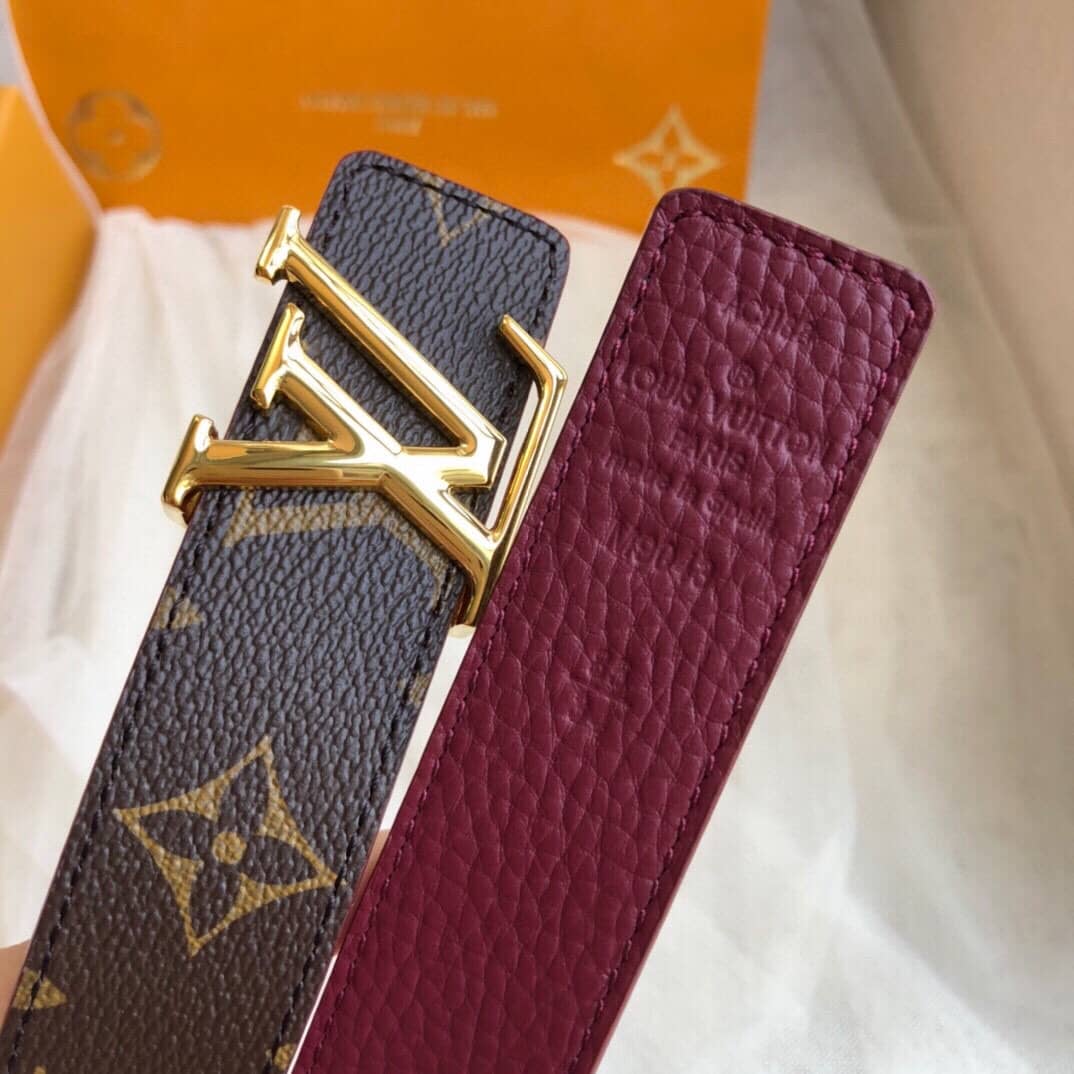 Best Replica 7 Star Louis Vuitton Leather Belt 30mm For Lady - Colareps