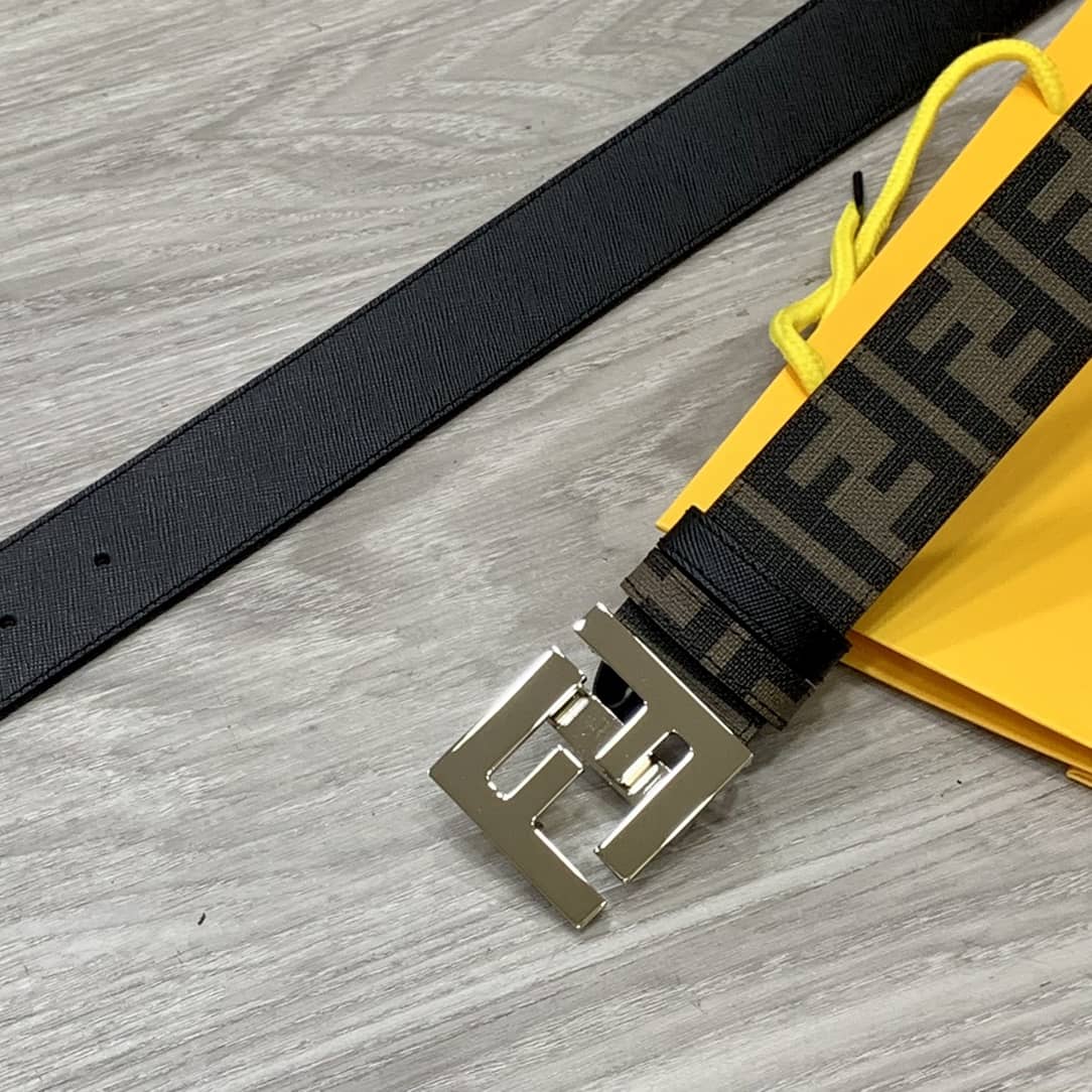 Best Replica Fake Fendi Logo Belt 39mm - Colareps
