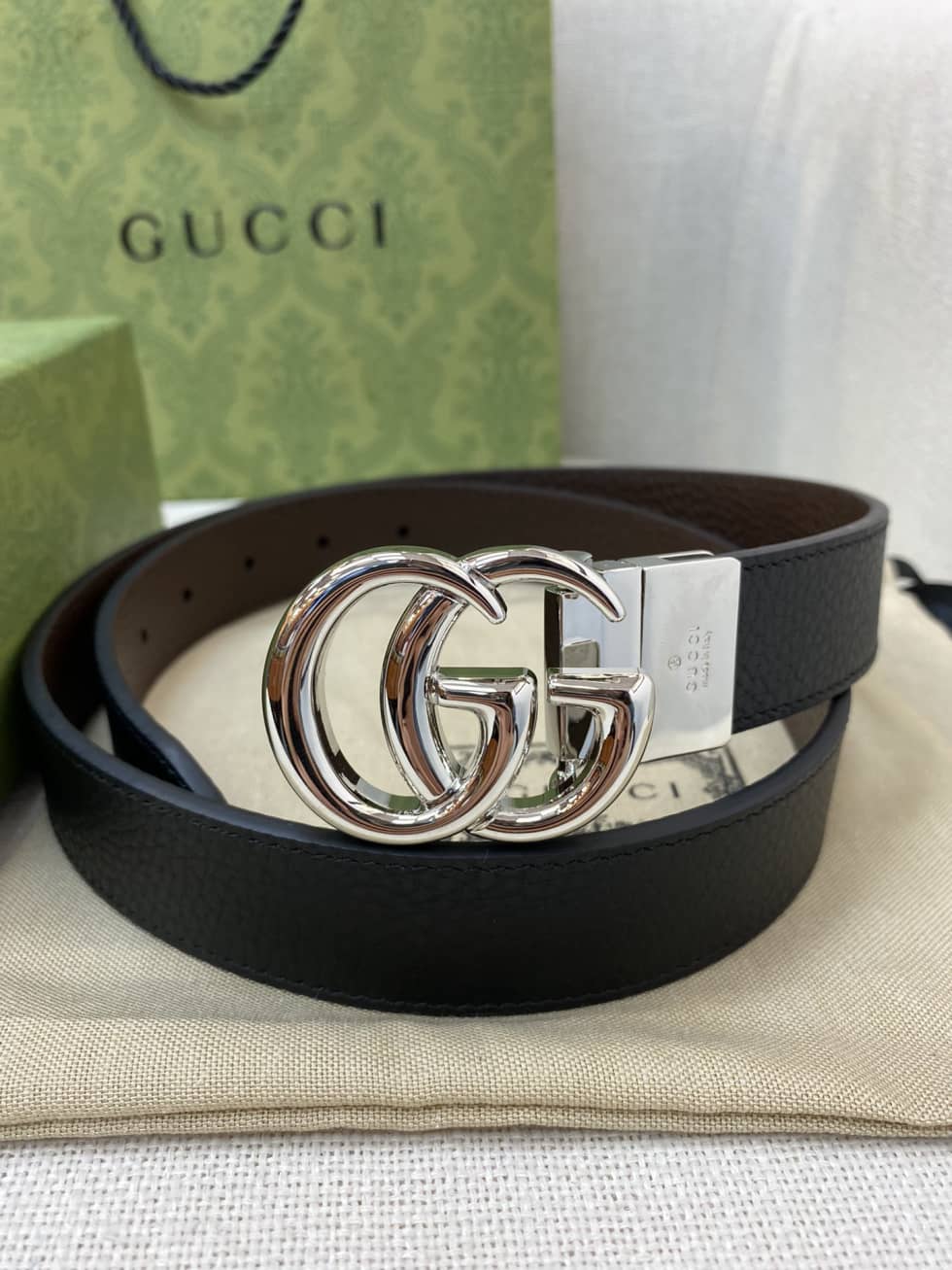 Best Replica Knockoff Gucci Logo Belt 30mm - Colareps