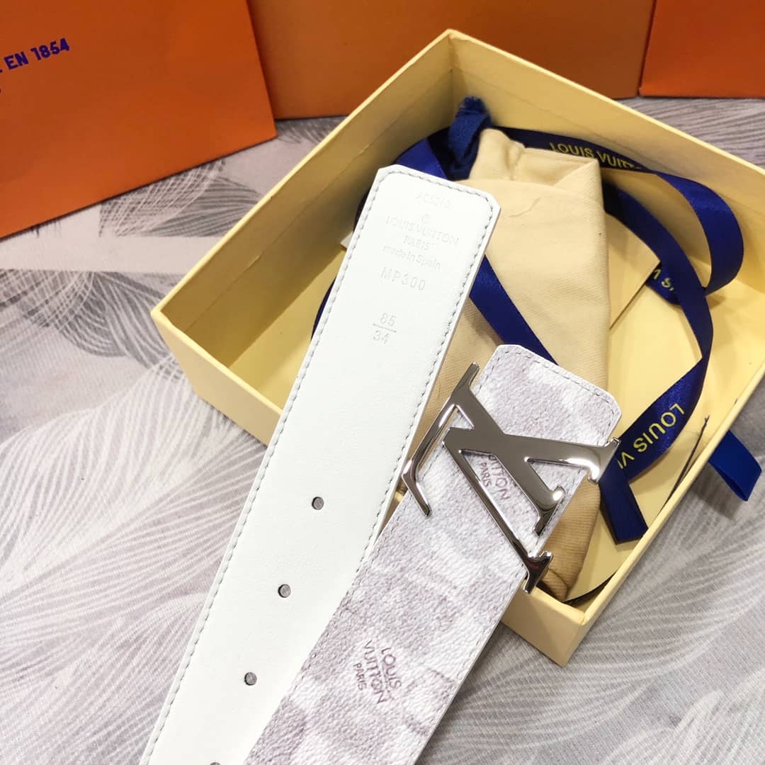 Best Replica 7 Star Louis Vuitton Leather Belt 40mm - Colareps