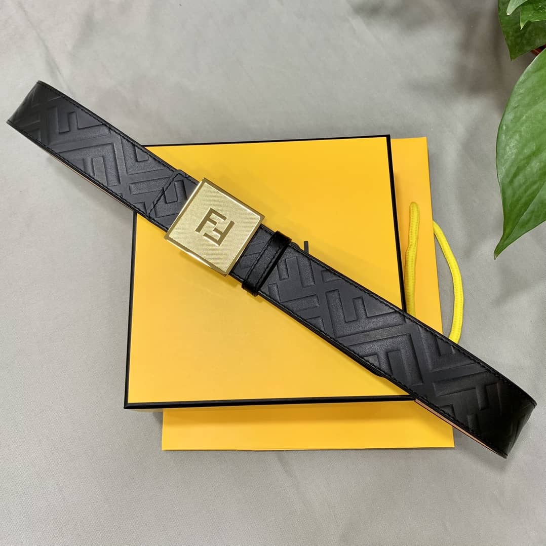 Best Replica Knockoff Fendi Logo Belt 40mm - Colareps
