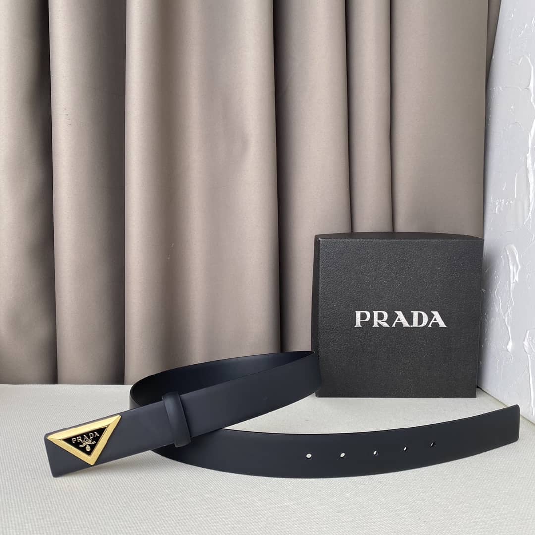 Best Replica Wholesale Prada Logo Belt 35mm - Colareps