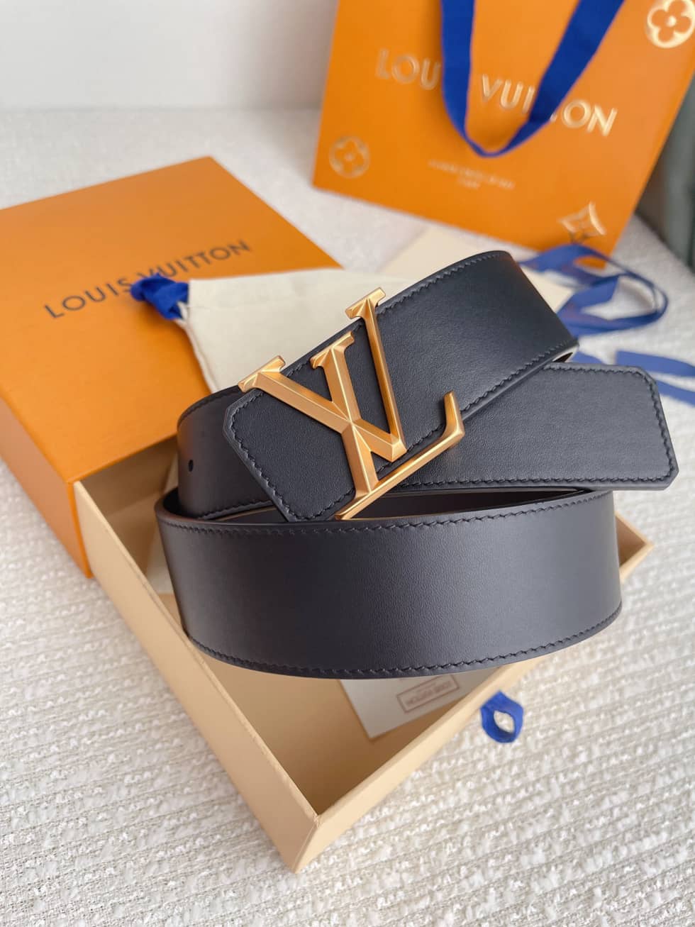 Best Replica 7 Star Louis Vuitton Leather Belt 40mm - Colareps