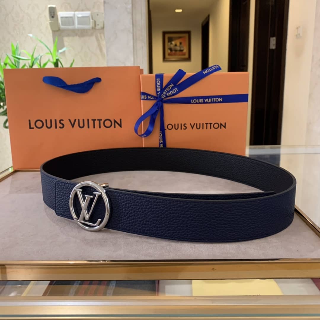 Best Replica 7 Star Louis Vuitton Leather Belt 40mm - Colareps
