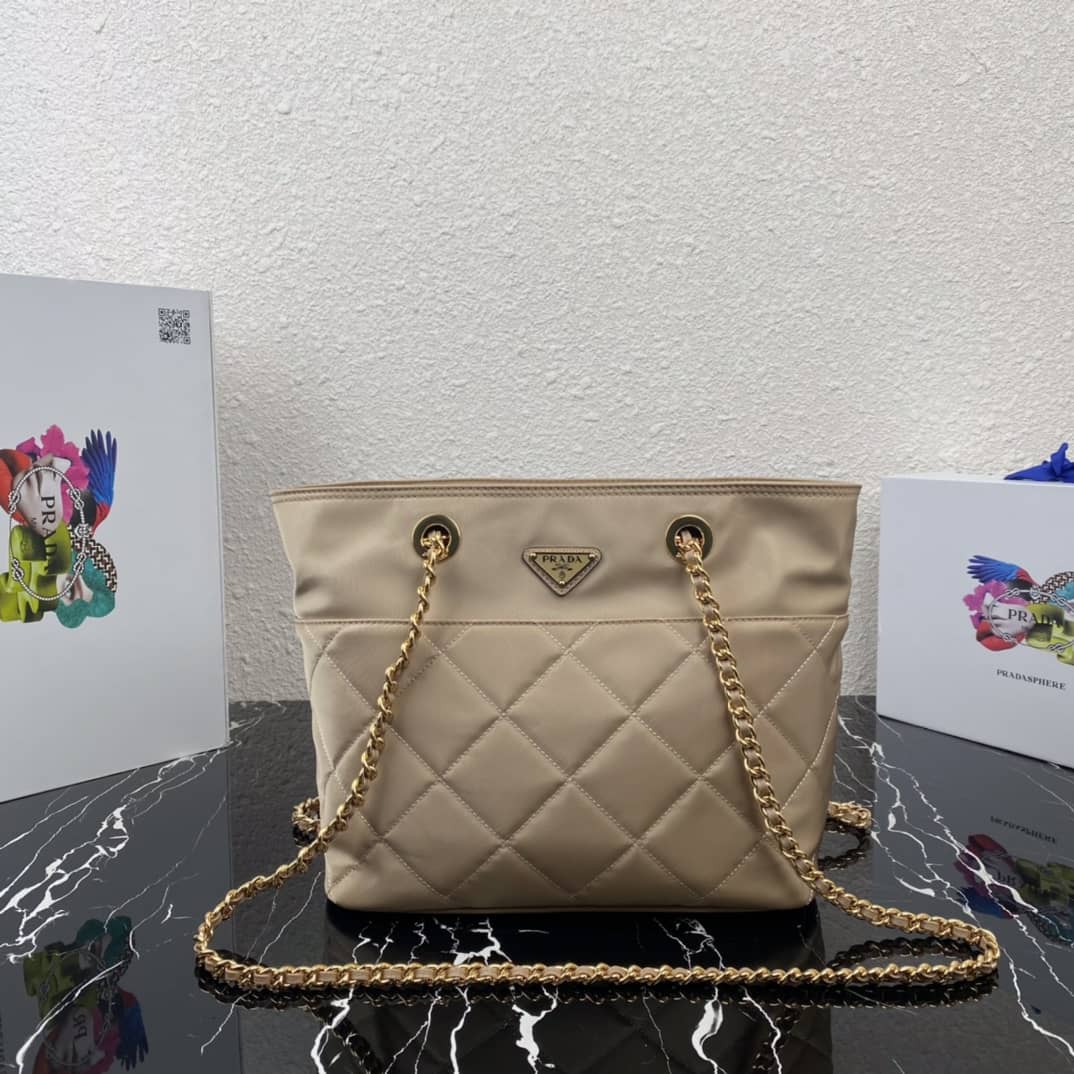 Best Replica Prada Leather Chain Replica Shoulder Bag - Colareps