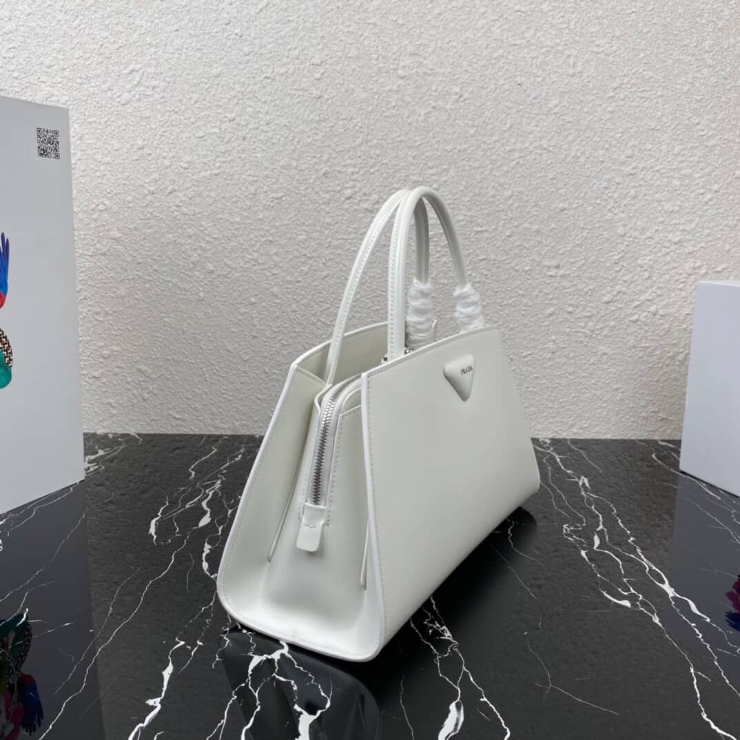 Best Replica Prada Small Brushed Leather Replica Tote - Colareps