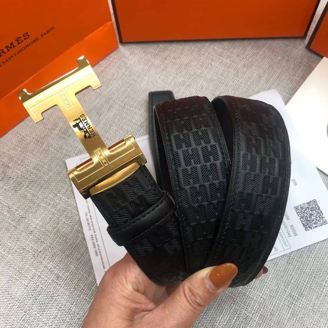 Best Replica Fake Hermes Logo Belt 34mm - Colareps