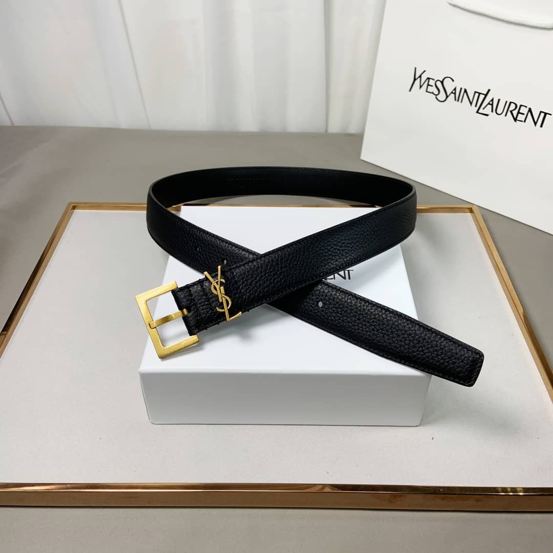 Best Replica 7 Star YSL Leather Belt 30mm - Colareps