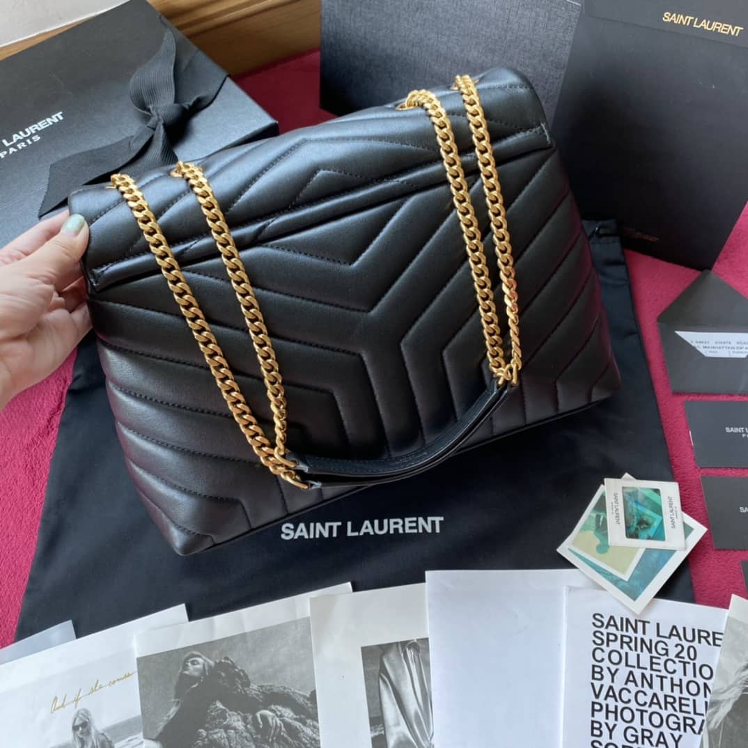 Best Replica Saint Laurent Bag Dupe  Loulou Medium Quilted “Y” Leather Replica Bag - Colareps