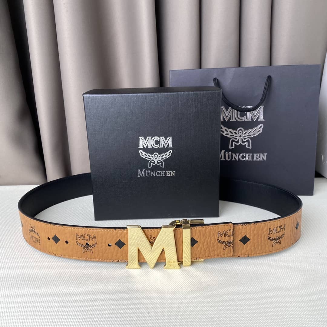Best Replica Fashion Unisex MCM Classic AAA+ Belt 40mm - Colareps