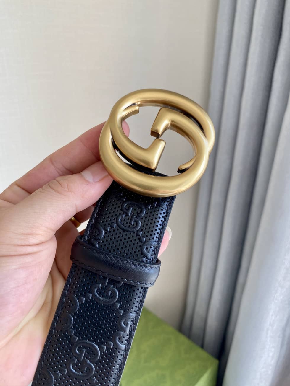 Best Replica Knockoff Gucci Logo Belt 40mm - Colareps