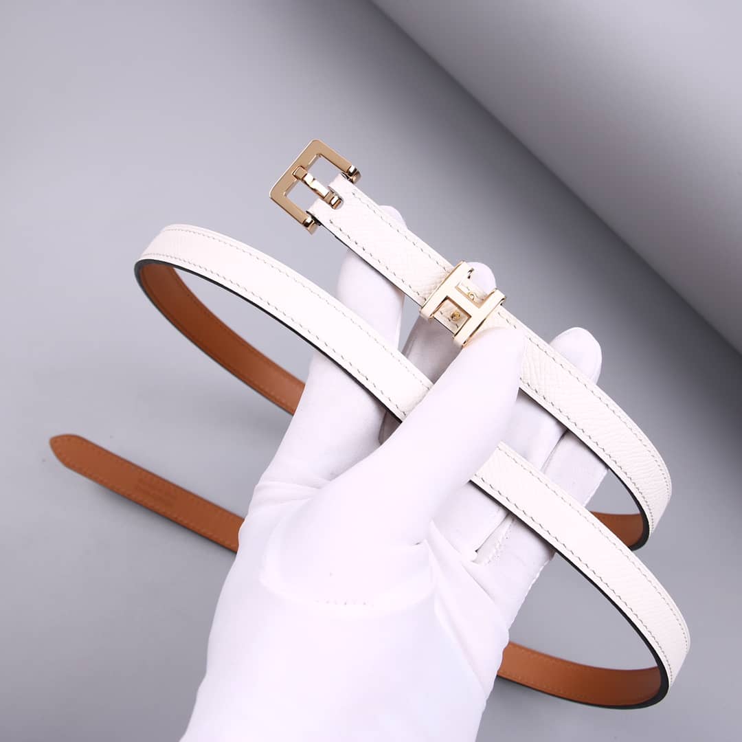Best Replica Knockoff Hermes Logo Belt 15mm For Lady - Colareps