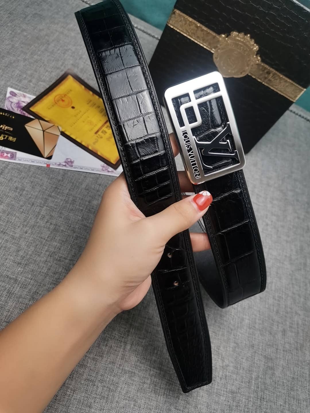 Best Replica Top Quality Louis Vuitton Belt Online 38mm - Colareps