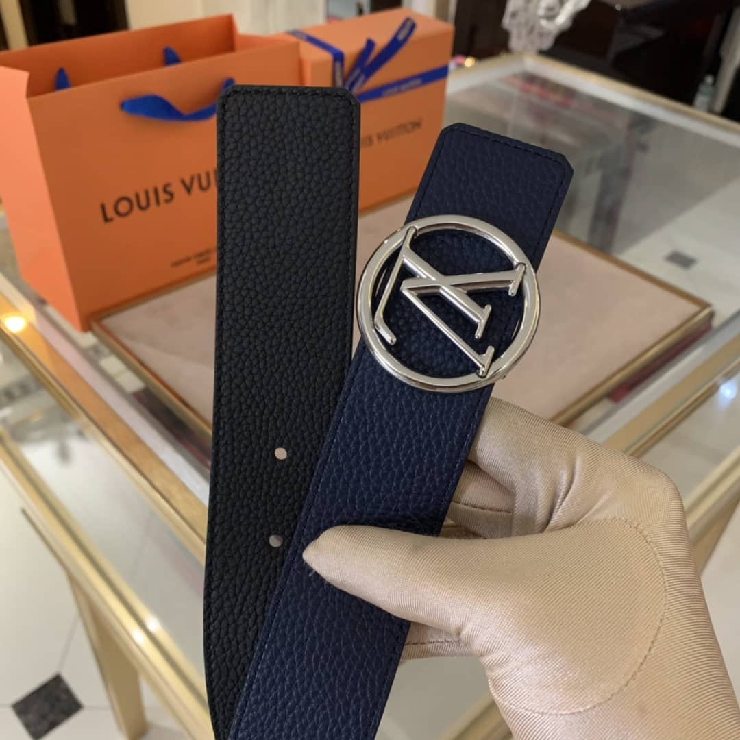 Best Replica 7 Star Louis Vuitton Leather Belt 40mm - Colareps