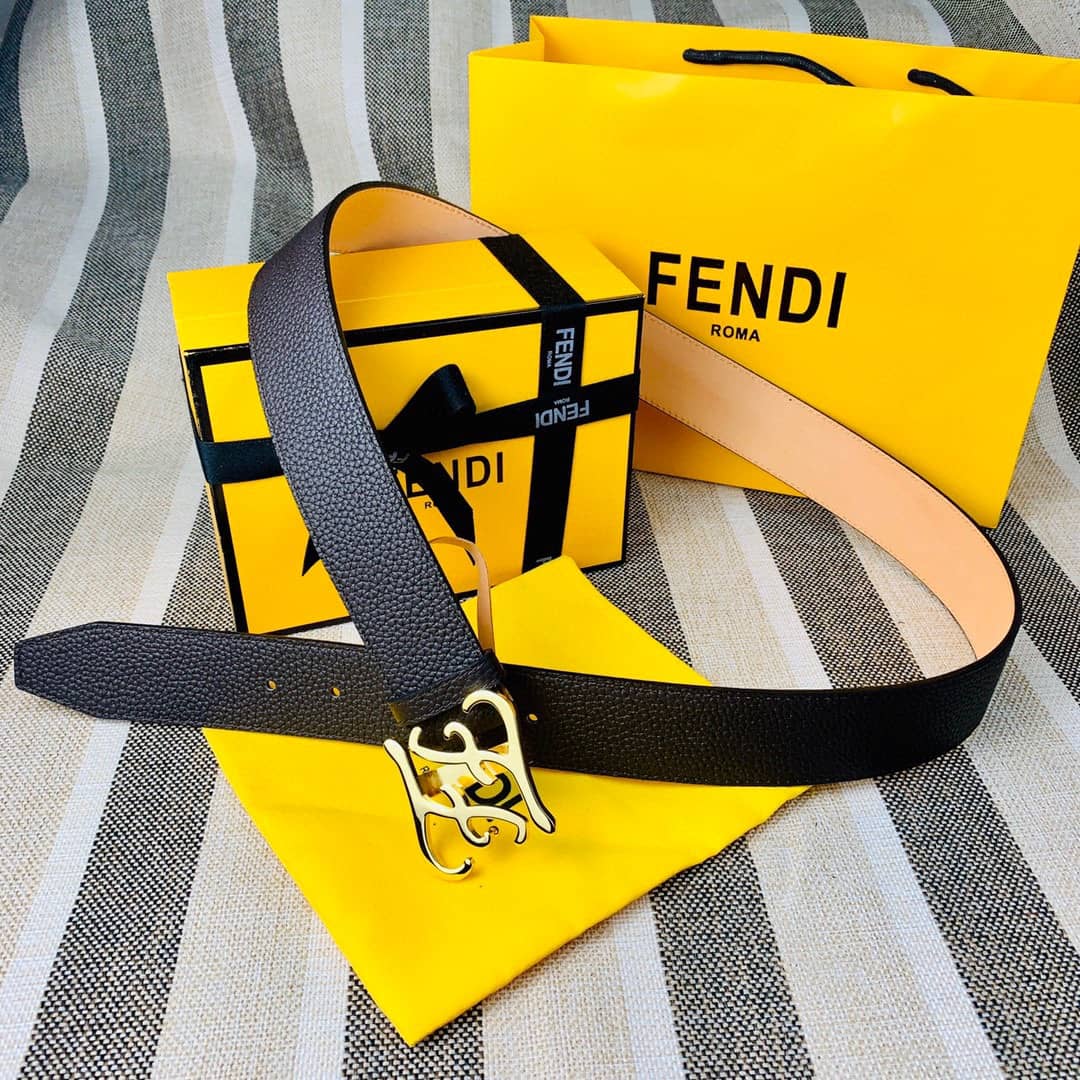 Best Replica Replica Fendi Buckle Belt 38mm - Colareps