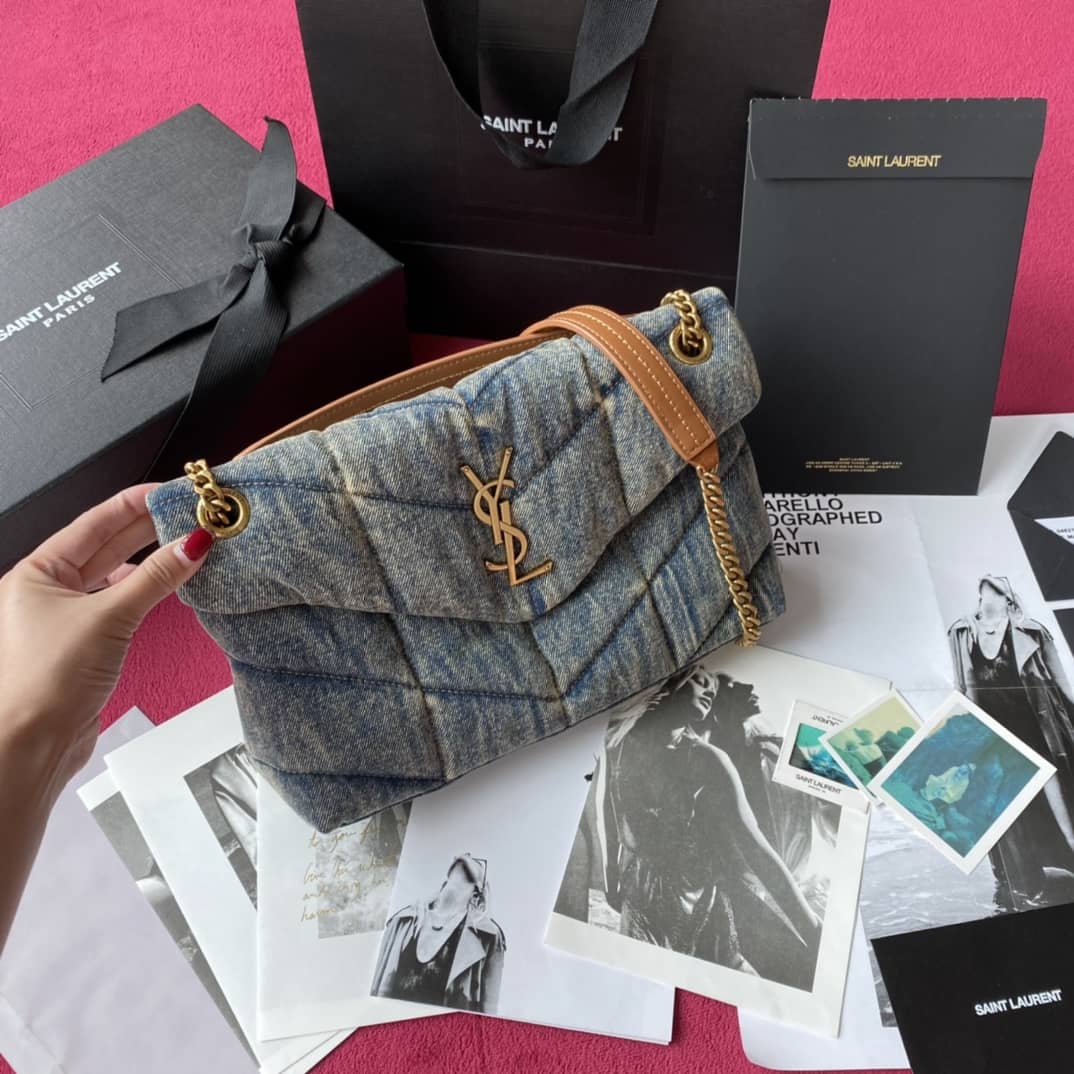 Best Replica Saint Laurent Bag Dupe Loulou Puffer Small Bag Replica Satchel - Colareps