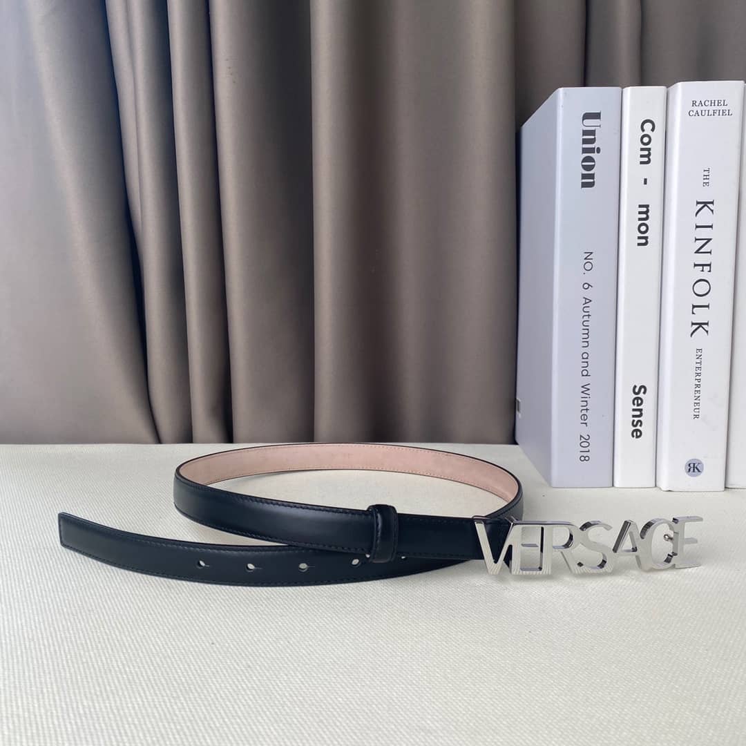 Best Replica Fake Versace Logo Belt 20mm For Lady - Colareps