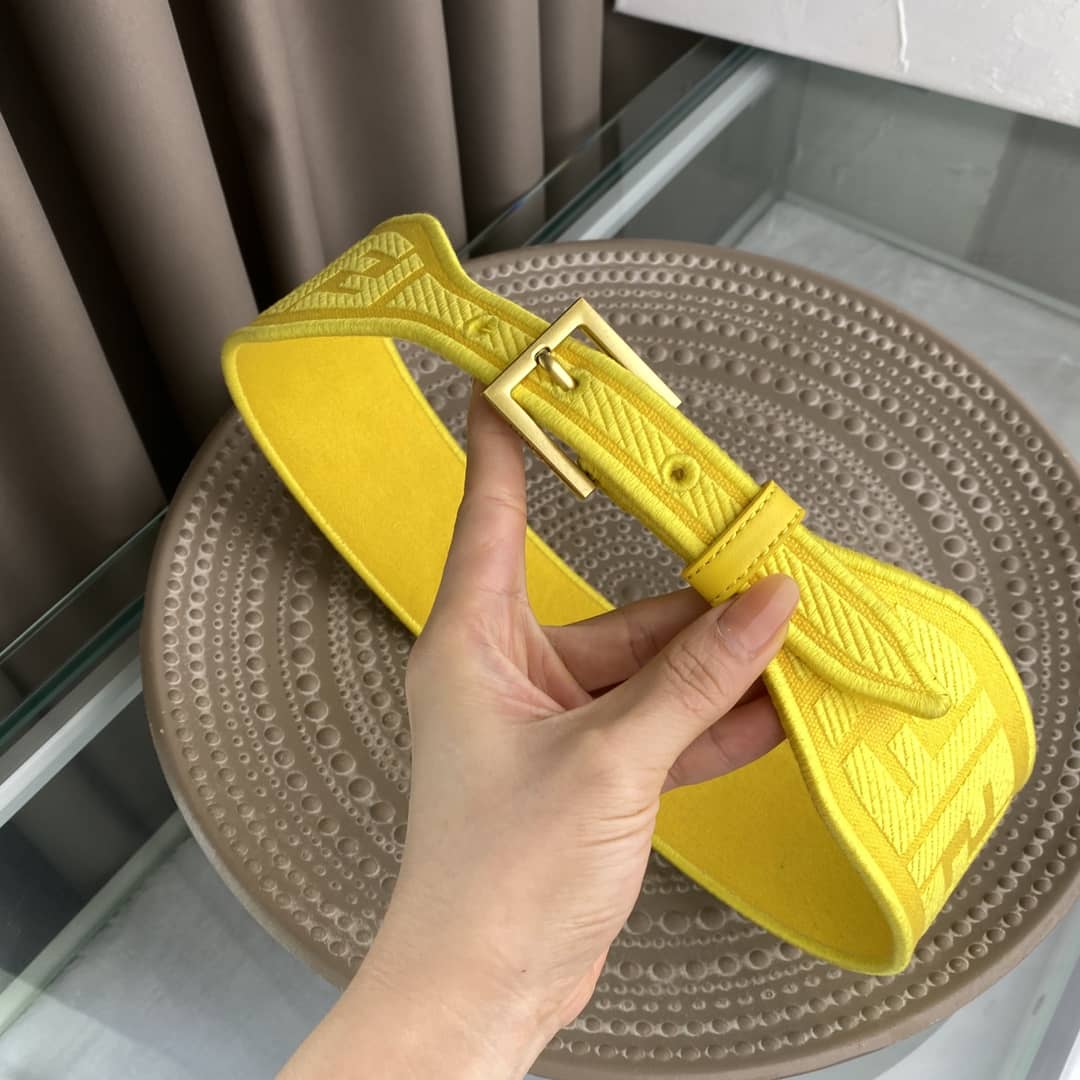 Best Replica Knockoff Fendi Logo Belt 60mm - Colareps