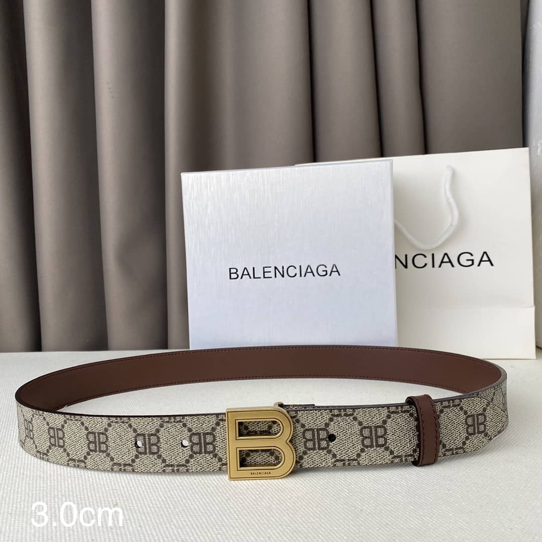 Best Replica Gucci X Balenciaga Logo Belt 30cm - Colareps