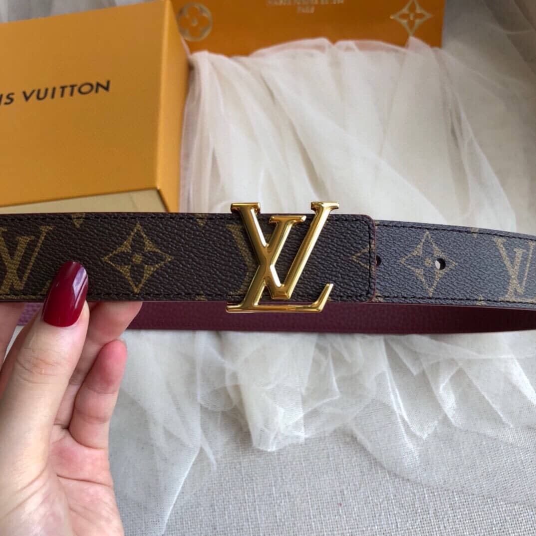 Best Replica 7 Star Louis Vuitton Leather Belt 30mm For Lady - Colareps