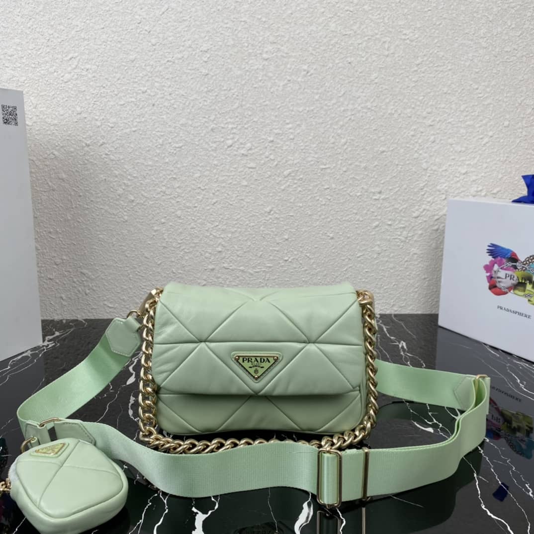 Best Replica Prada System Nappa Leather Patchwork Replica Bag - Colareps