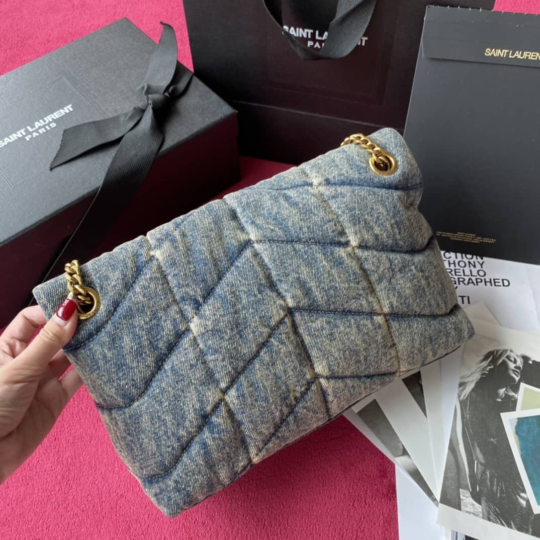 Best Replica Saint Laurent Bag Dupe Loulou Puffer Small Bag Replica Satchel - Colareps