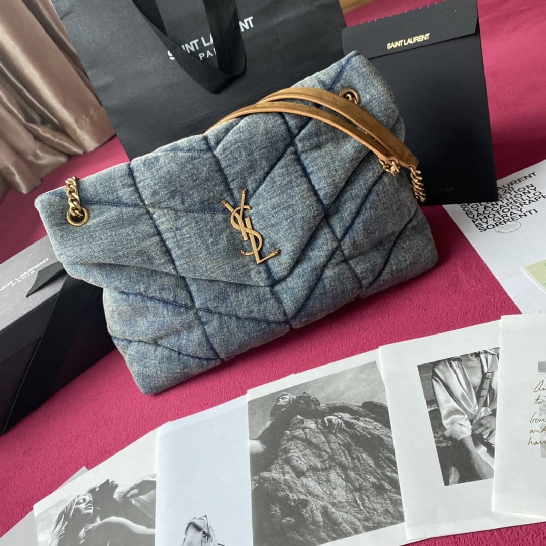 Best Replica Saint Laurent Bag Dupe  Loulou Puffer Bag Replica Satchel - Colareps