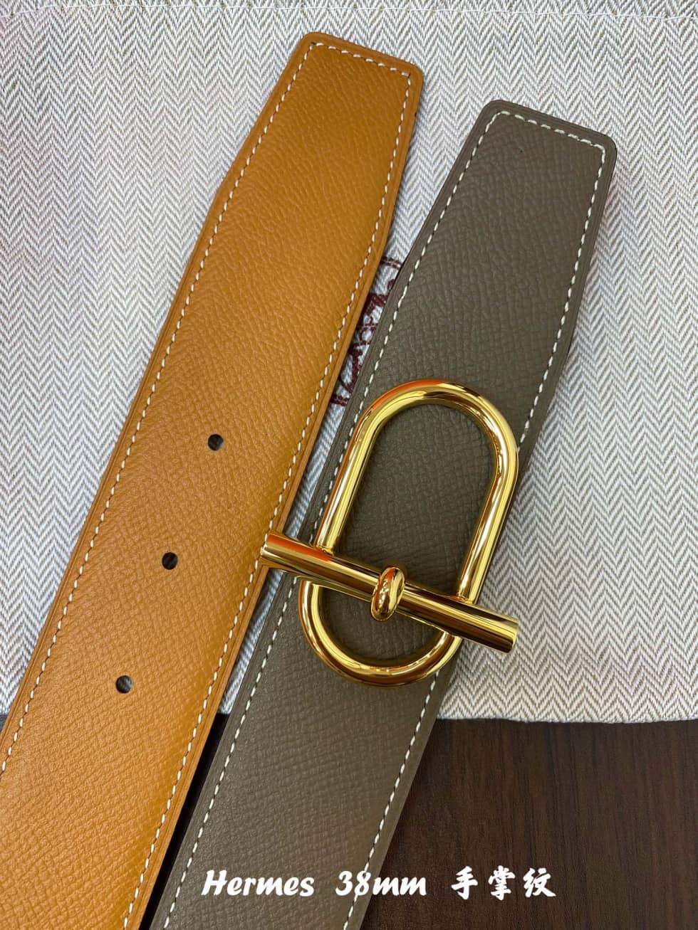 Best Replica Fake Hermes Logo Belt 38mm - Colareps