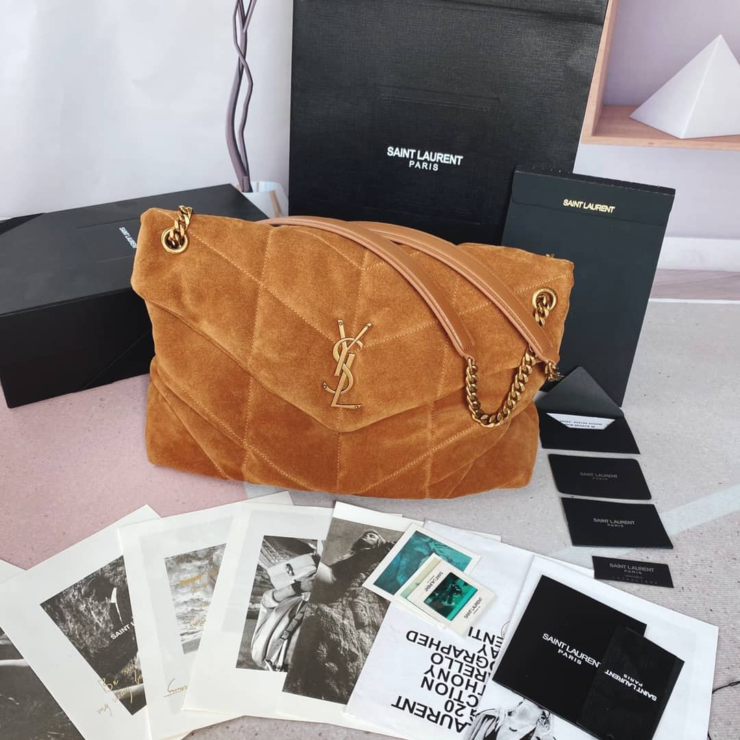 Best Replica Saint Laurent Bag Dupe Loulou Puffer Bag Replica Satchel - Colareps
