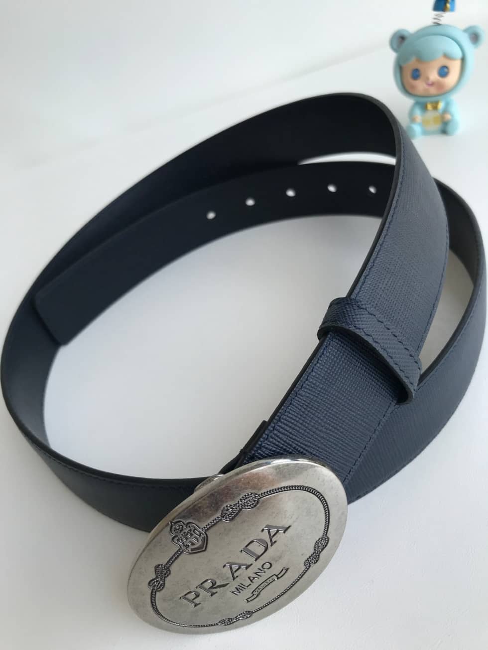 Best Replica Wholesale Prada Logo Belt 35mm - Colareps