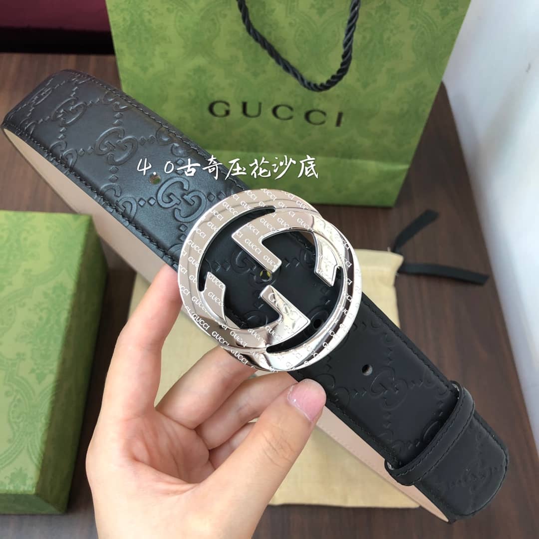 Best Replica Replica Gucci Buckle Belt 40mm - Colareps